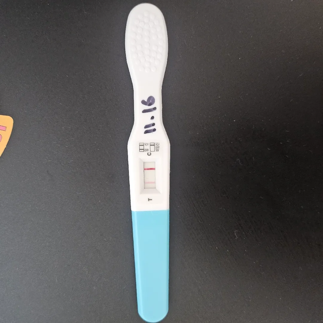 오늘 아침에 테스트기 했는데요