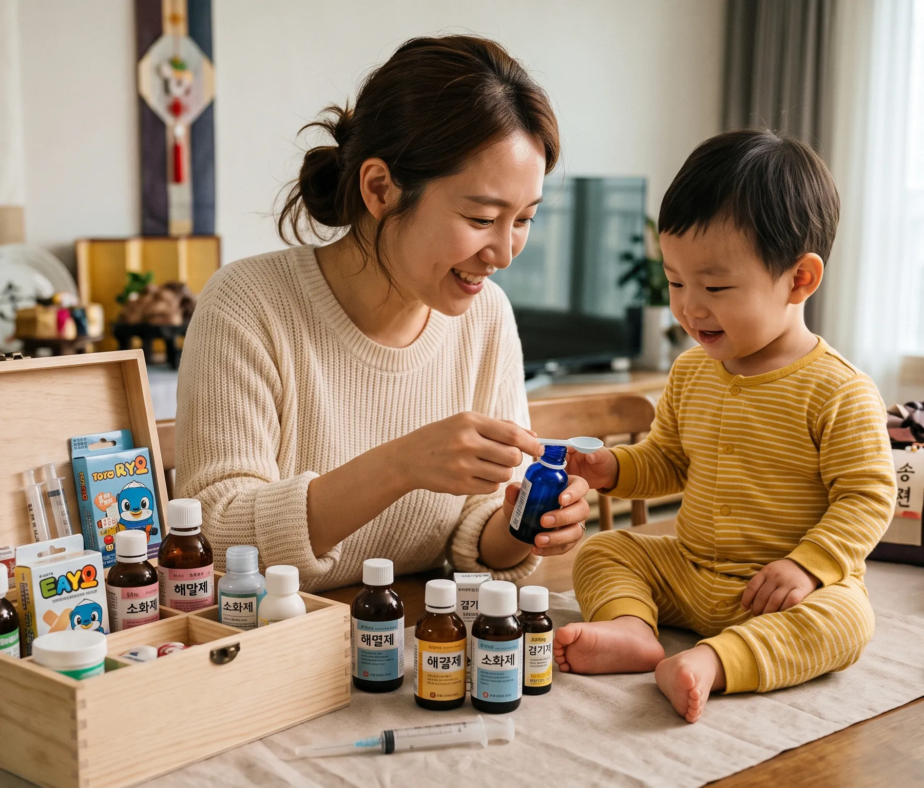 추석 연휴 전 챙기는 아기 상비약💊